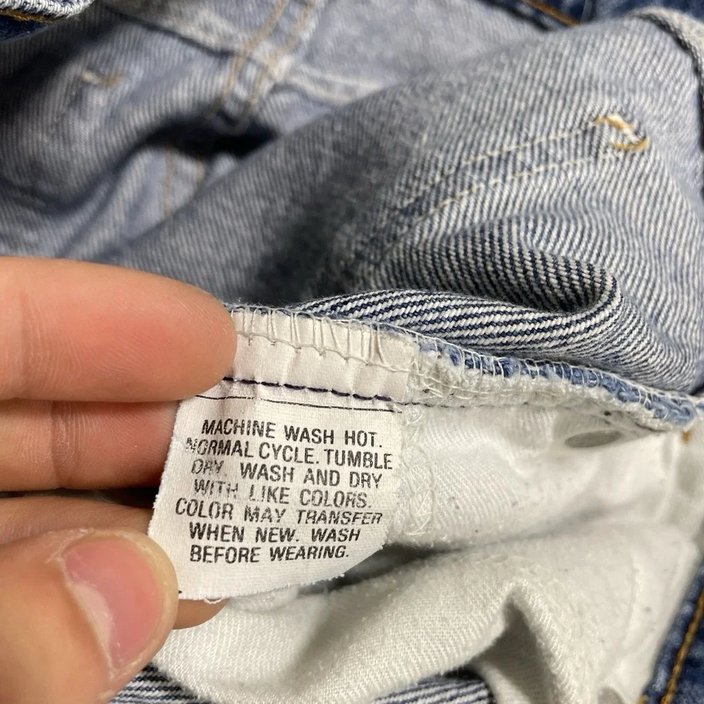 Vitnage 70s Levis 505 0217 Jeans Mens 33x32 (fit 32x30) Made in USA Orange Tab
